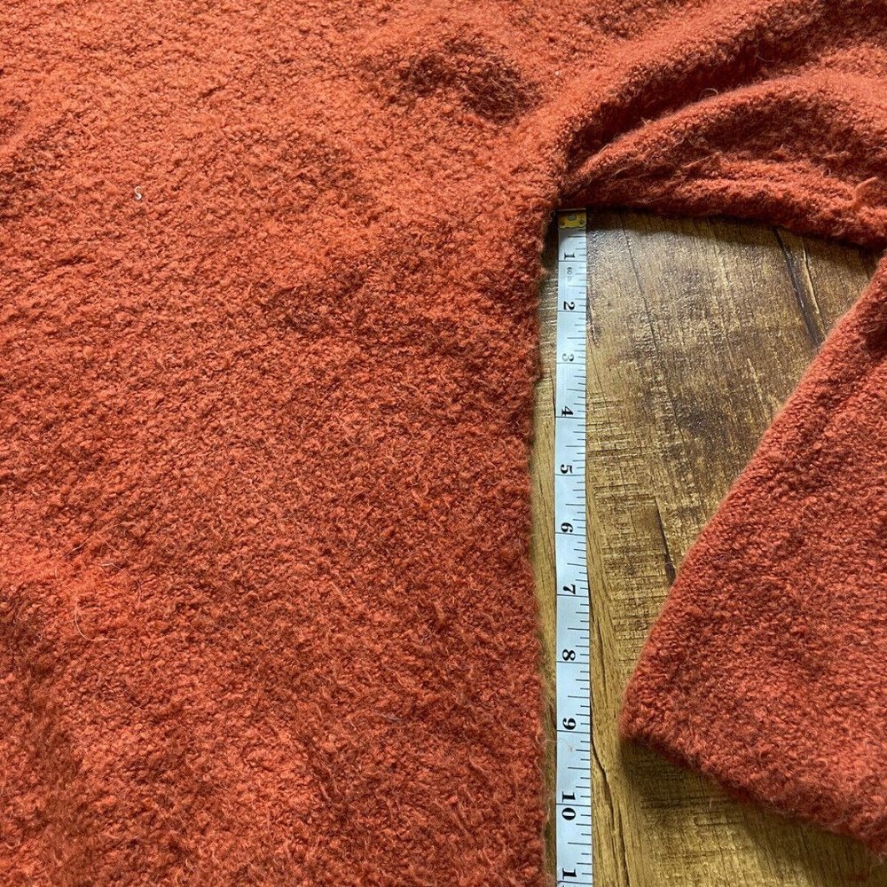 Free People Revolve Women's Large L Burnt Orange Cowl Neck Crop Sweater - Picture 7 of 8